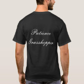 Patiëntensprinkhaan T-shirt (Achterkant)