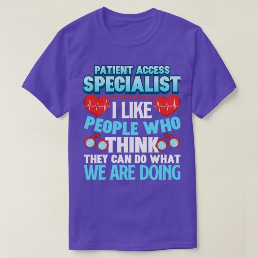 Patiëntentoegangsspecialist T-shirt (Design voorkant)
