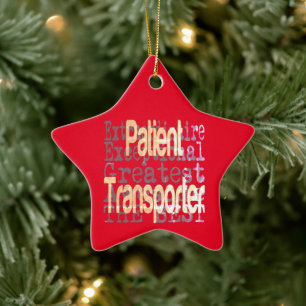 Patiëntentransporter Extraordinaire Keramisch Ornament