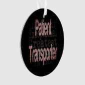 Patiëntentransporter Extraordinaire Ornament (voorkant)