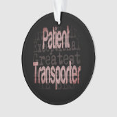 Patiëntentransporter Extraordinaire Ornament (voorkant)