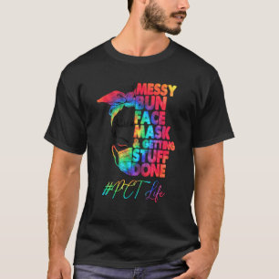Patiëntenzorgtechnicus Bun Face Mask en Ge T-shirt