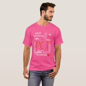 Patiëntenzorgtechnicus PCT voor verpleegkundige T-shirt (Voorkant volledig)