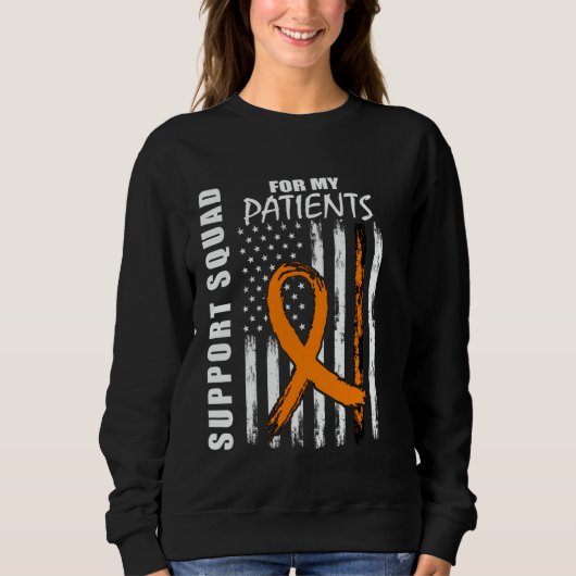 Patients Nurse RN Multiple Sclerosis Flag Supporte Trui (Voorkant)