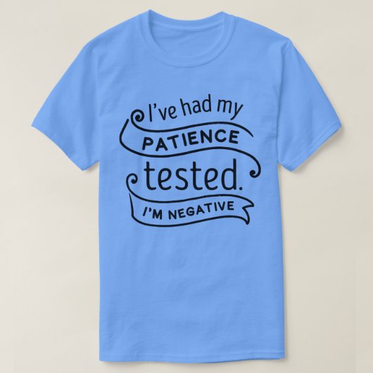 Patiënttest 2 t-shirt (Design voorkant)