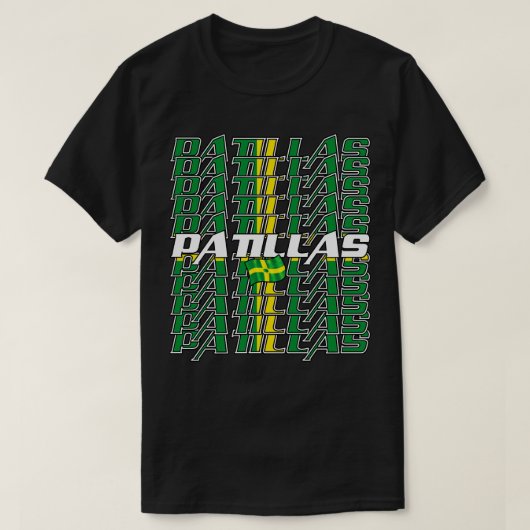 Patillas Cascade tekst 3 T-shirt (Design voorkant)