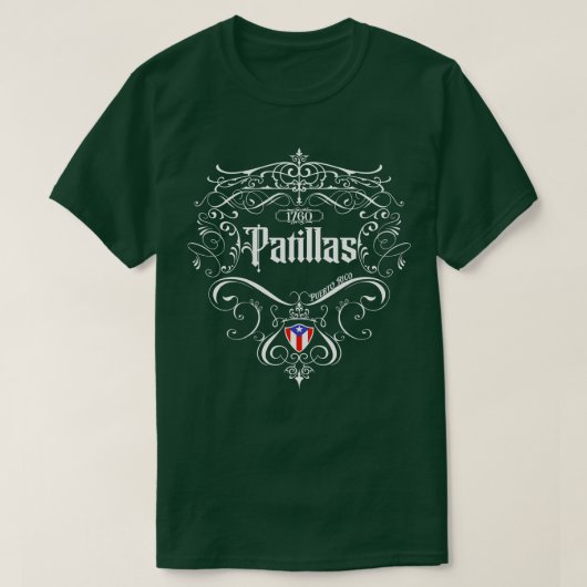 Patillas ontwerp t-shirt (Design voorkant)