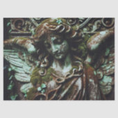 Patina Angel Sculptuur Decoupage Tissuepapier (Voorkant)