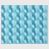 Patina Blau Zachte Gloed Gradiënt Abstract Cadeaupapier (Vlak)