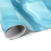 Patina Blau Zachte Gloed Gradiënt Abstract Cadeaupapier (Rol Hoek)
