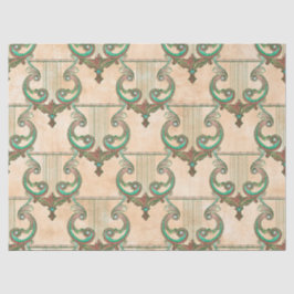  Patina Harps op Tan Decoupage Tissuepapier