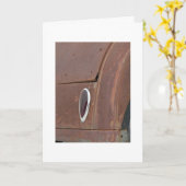 Patina van het leven Verjaardag Kaart (Gele Bloem)