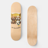 Patineta "Amigas peluditas" Persoonlijk Skateboard (Voorkant)