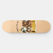 Patineta "Amigas peluditas" Persoonlijk Skateboard (Horizontaal)