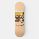 Patineta "Amigas peluditas" Persoonlijk Skateboard (Voorkant)