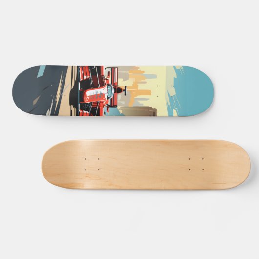 Patineta Coche Formula 1 En Autódromo Persoonlijk Skateboard (Horizontaal)