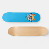 patineta con Disño de gato cool Persoonlijk Skateboard (Horizontaal)