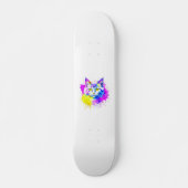 Patineta con toque felino persoonlijk skateboard (Voorkant)