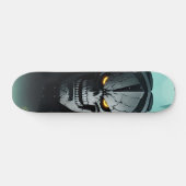 Patineta Cráneo Gris De Monstruo Maligno Persoonlijk Skateboard (Horizontaal)