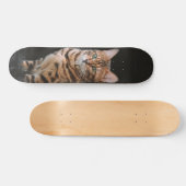 Patineta Gato De Raza Bengala Persoonlijk Skateboard (Horizontaal)