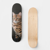 Patineta Gato De Raza Bengala Persoonlijk Skateboard (Voorkant)