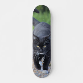 Patineta Gato Negro Con Patas Blancas Persoonlijk Skateboard