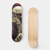 Patineta Horroroso Esquelético Fantasma Persoonlijk Skateboard (Voorkant)