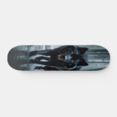 Patineta Lobo Salvaje Negro Persoonlijk Skateboard (Horizontaal)
