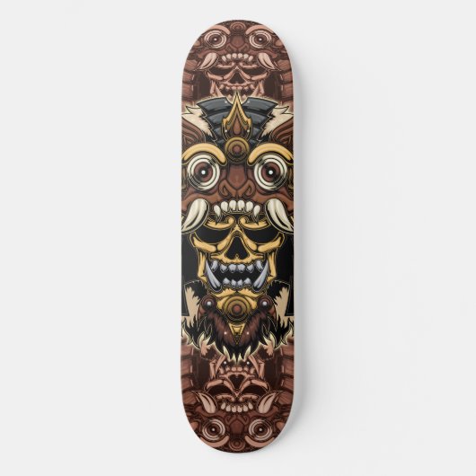 Patineta máscara Bali Persoonlijk Skateboard (Voorkant)