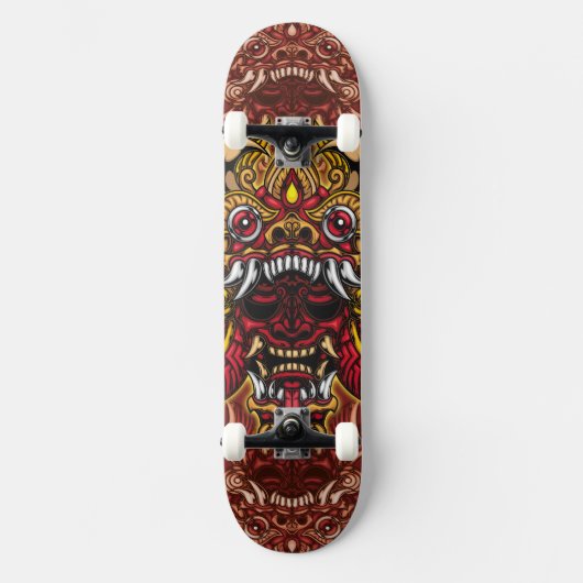 Patineta Máscara Hannya Persoonlijk Skateboard (Voorkant)