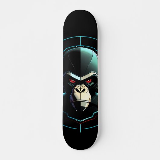 Patineta Mono Robot Combativo Persoonlijk Skateboard (Voorkant)