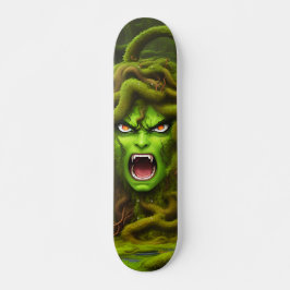 Patineta Monstruo De Medusa Verde Persoonlijk Skateboard