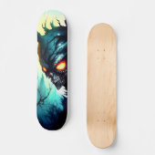 Patineta Oscuro Mítico Monstruo Árbol Persoonlijk Skateboard (Voorkant)
