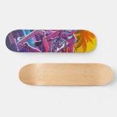 Patineta Patinadora Digital Saltando Persoonlijk Skateboard (Horizontaal)