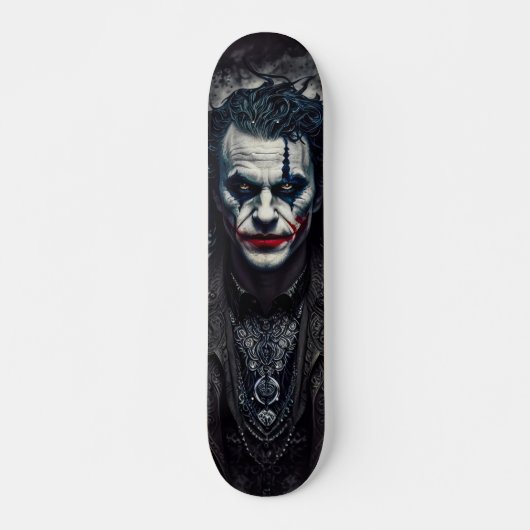 Patineta Payaso Con Mirada Escalofriante Persoonlijk Skateboard (Voorkant)