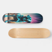 Patineta Temible Gran Perro Observando Persoonlijk Skateboard (Horizontaal)