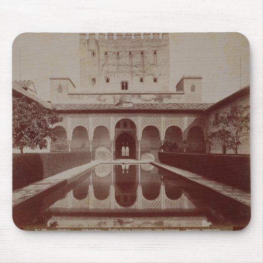 Patio de los Arrayanes, Alhambra, c.1875-80 (sepia Muismat (Voorkant)