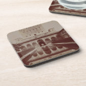 Patio de los Arrayanes, Alhambra, c.1875-80 (sepia Onderzetter (Linkerzijde)