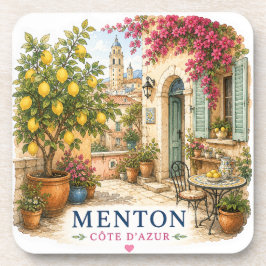 Patio Menton French Riviera coasters Bier Onderzetter