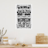 Patio Moments: waar verhalen zich ontvouwen Poster (Keuken)