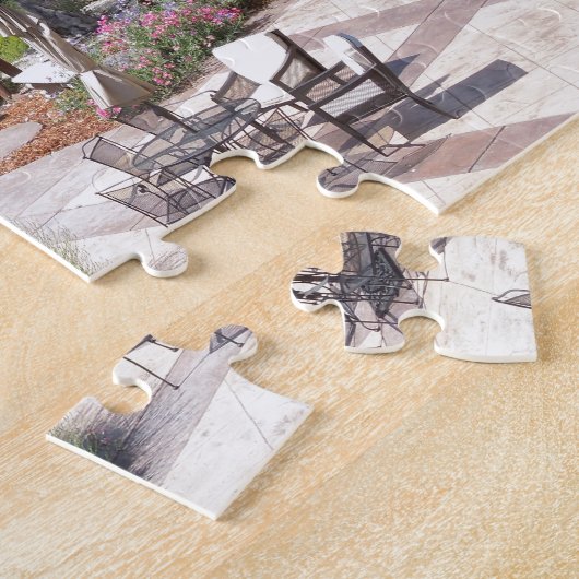 Patio of Croad Tasting Room, Paso Robles Legpuzzel (Zijkant)