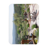 Patio of Croad Tasting Room, Paso Robles Magneet (Verticaal)