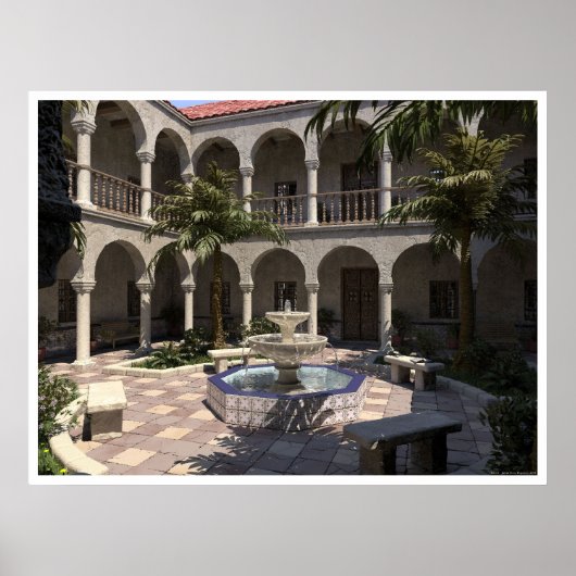 Patio Poster (Voorkant)