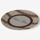 Patio tijd decoratief papieren bordje (Gekanteld)