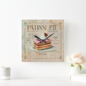 Patisserie Clock, petit Vier Vierkante Klok (Huis)