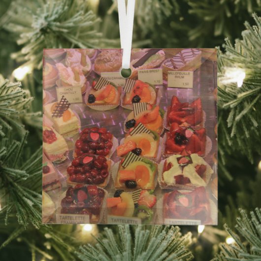 Patisserie de Provence French Pastry Glas Ornament (Insitu)