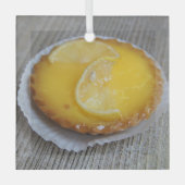 Patisserie de Provence Lemon Cake Glas Ornament (Voorkant)