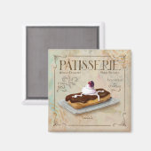 Patisserie Eclair magneet (Voorkant / Achterkant)