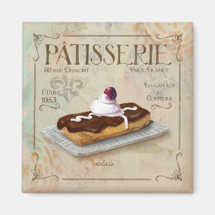 Patisserie Eclair magnet