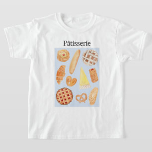 Patisserie Franse Bakkerij Gebak Brood Eten Kunst T-shirt